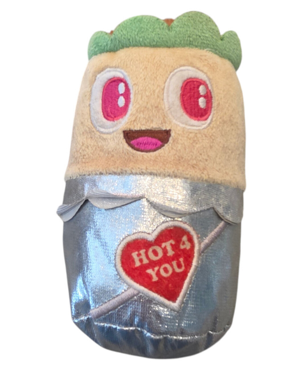 Bae Rito plush dog toy BarkBox "Dinner Dates" Valentine's Day Large